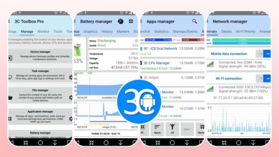 تطبيق ثري سي تولبوكس 3C Toolbox للتحكم العميق في النظام وأدوات متقدمة