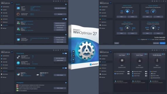 برنامج أشامبو وين أوبتيمايزر Ashampoo WinOptimizer 27 لتحسين أداء ويندوز