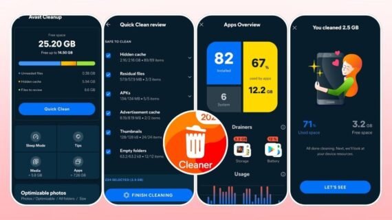 تطبيق أفاست كلينآب Avast Cleanup لتحسين الأداء وتنظيف الملفات غير