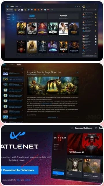 Battle.net In-game Events Page live updates for World of Warcraft with news comments