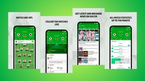 واجهة تطبيق BeSoccer بي سوكر بإحصائيات وأخبار متنوعة