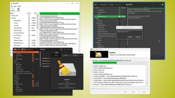 برنامج بليتش بت BleachBit لتنظيف عميق مع خيارات قوية لحماية الخصوصية