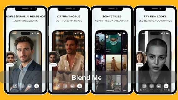 Blend Me تطبيق ازالة خلفية بيلند مي