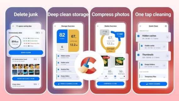 تطبيق سي كليانر CCleaner لتنظيف الهاتف من الملفات المؤقتة وتسريع الأداء العام