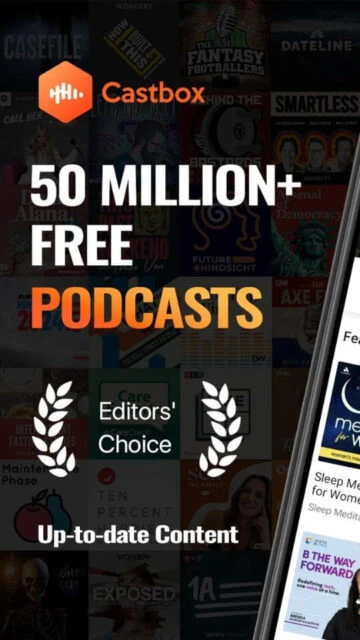 Castbox app 50M+ free podcasts, Editors’ Choice, up-to-date.