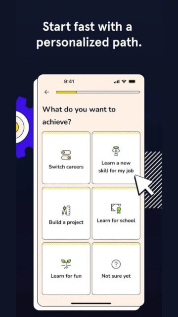 Codecademy personalized path. Switch careers, learn new skills.