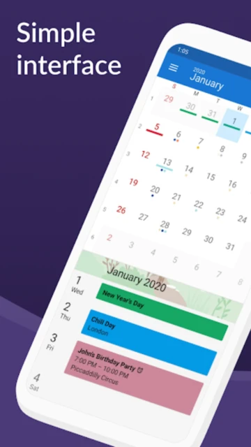 DigiCal Calendar Agenda