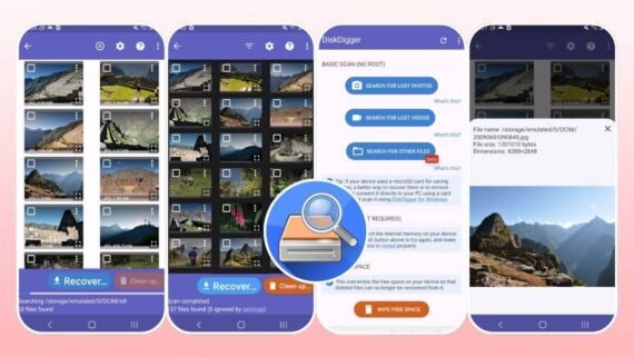 تطبيق ديسك ديجر DiskDigger لاستعادة الملفات المحذوفة عبر فحص عميق وقوي