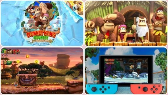 لعبة دونكي كونج كانتري: تروبيكال فريز / Donkey Kong Country: Tropical Freeze تحدي دقيق في أجمل الغابات
