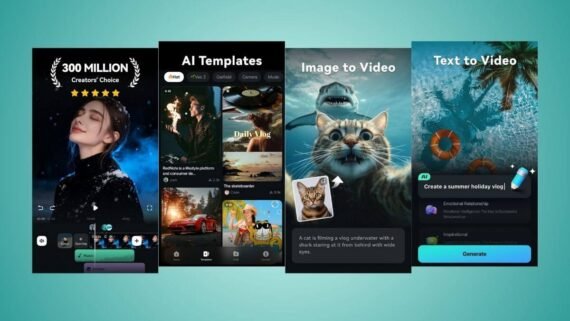 تطبيق Filmora / فيلمورا للمونتاج وتوليد فيديوهات احترافية بخطوات بسيطة.