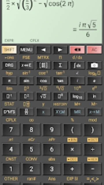 HiPER Scientific Calculator