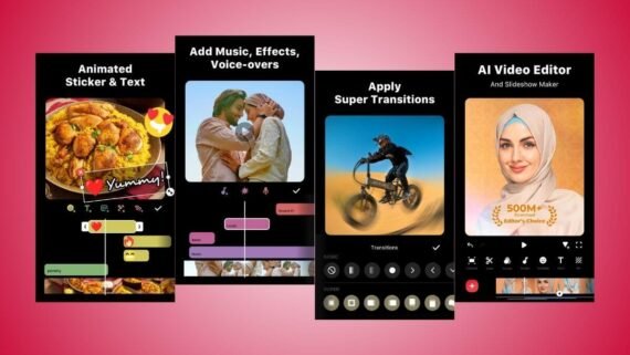 تنسيق ستوري من InShot بمساحة مرنة وألوان واضحة وتوزيع متناسق