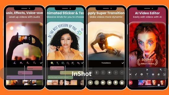 واجهة تطبيق ان شوت InShot