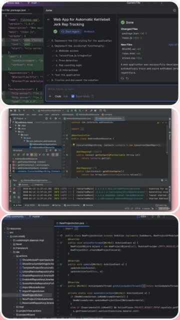 IntelliJ IDEA managing web app, Spring Boot, and plugin development workflows.