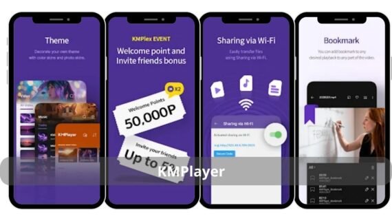 KMPlayer app interface