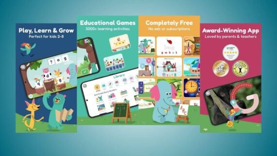 محتوى تعليمي من تطبيق خان أكاديمي كيدز Khan Academy Kids للأطفال بطرح مبسط