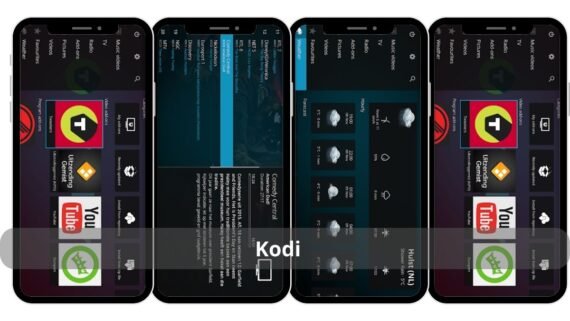 Kodi app interface