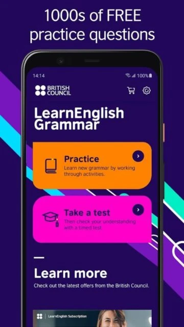 British Council LearnEnglish Grammar offers thousands of free questions and timed tests to practice