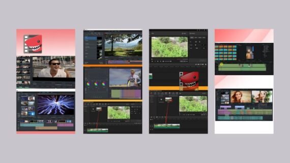 Lightworks window with multiple high-resolution tracks