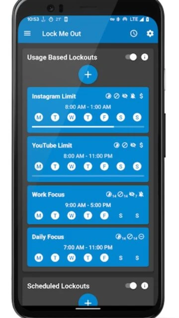 Lock Me Out - App/Site Blocker Screenshot