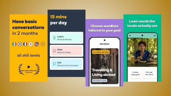 دروس لغات في تطبيق ميمرايز Memrise مع مقاطع من الحياة الواقعية