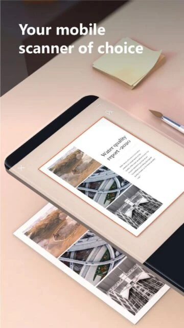 Microsoft Lens captures whiteboard content with smart cleanup and text extraction