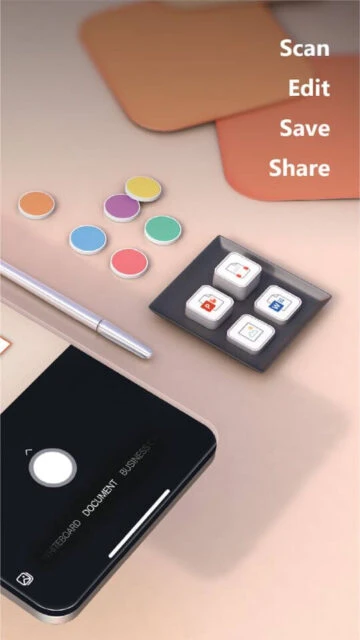 Microsoft Lens scans documents whiteboards and notes into clean PDF or Word files