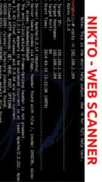 Nikto Web Scanner