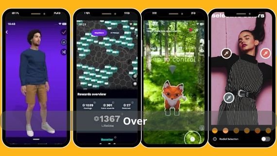 واجهة تطبيق Over 