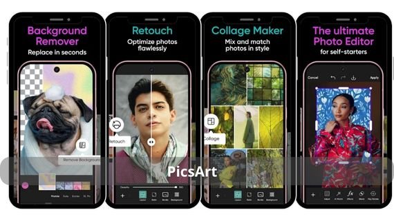 واجهة تطبيق PicsArt — بيكس آرت