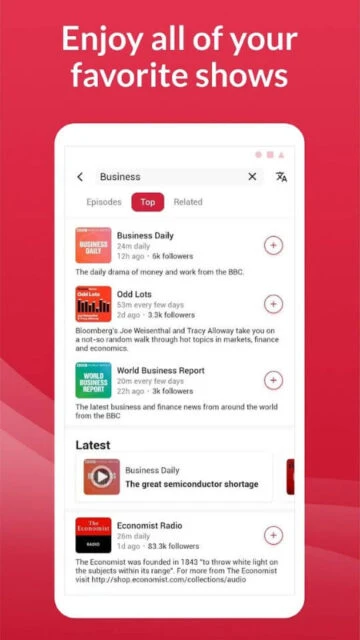 Player FM Business section. Enjoy favorite shows like Business Daily.