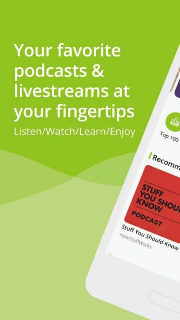 Podbean Radio app, Your favorite podcasts & livestreams at fingertips.