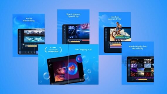 تطبيق PowerDirector / باور دايركتور لصنع فيديوهات مؤثرات وأنيميشن بجودة جيدة.