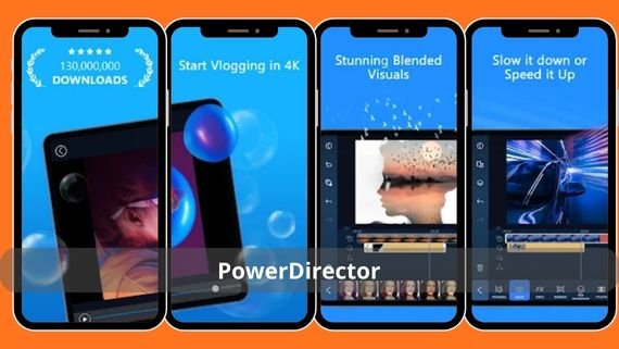واجهات تطبيق PowerDirector 
