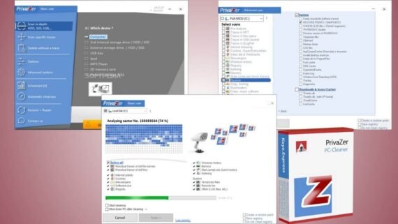 برنامج بريفازر PrivaZer لحماية البيانات وتنظيف السجلات والملفات الحساسة