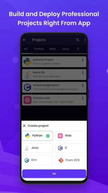 Programming Hero projects. Build & deploy apps in Python, Web, Java.