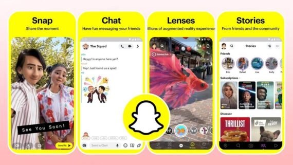 قصص سناب شات Snapchat مع أدوات العدسات والمحتوى اليومي