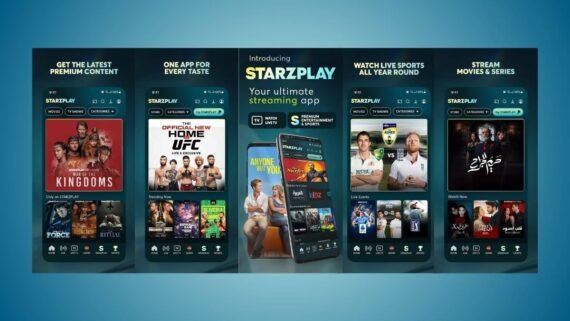 واجهة تطبيق ستارزبلاي StarzPlay بأفلام عالمية وخيارات عالية
