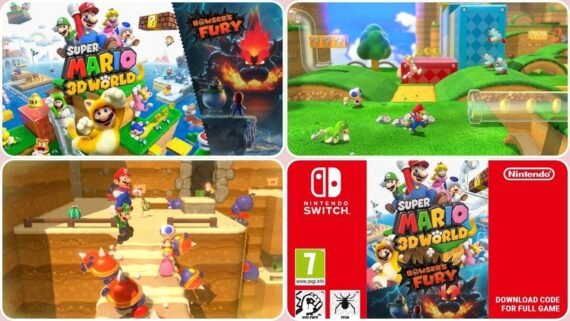 سوبر ماريو 3D وورلد + باوزر’ز فيوري / Super Mario 3D World + Bowser’s Fury – تعاون كلاسيكي في عالم مفتوح غاضب