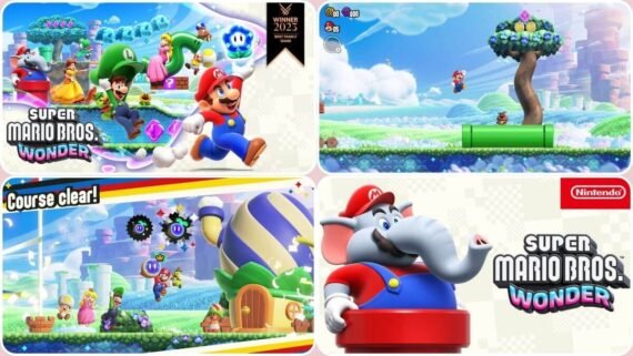 سوبر ماريو وندر / Super Mario Bros. Wonder مراحل مبتكرة ورسوم ملونة