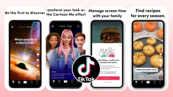 مقاطع تيك توك TikTok القصيرة مع تدفق المحتوى المتتابع للمستخدم