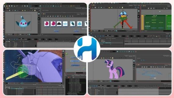 Toon Boom Harmony screen for high-quality professional animation