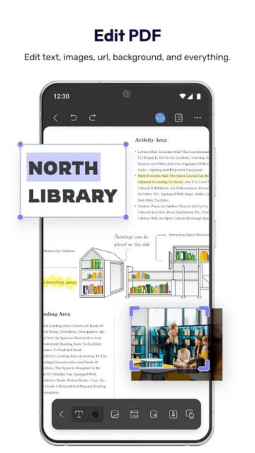 UPDF Edit PDF lets you change text images background everything in your document easily