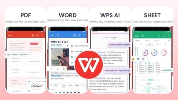 WPS Office app for document management