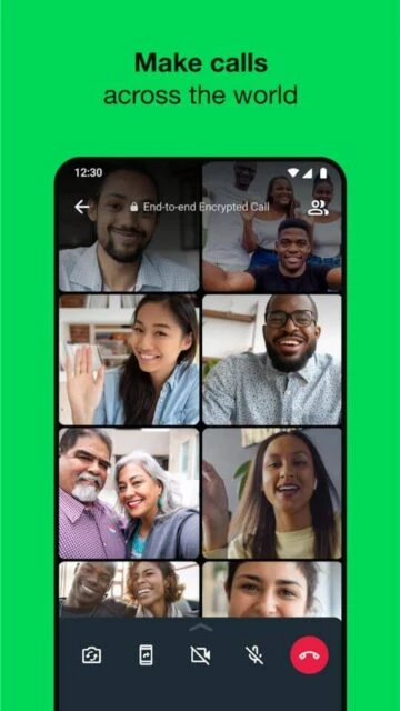 WhatsApp group video call. Make calls across the world.