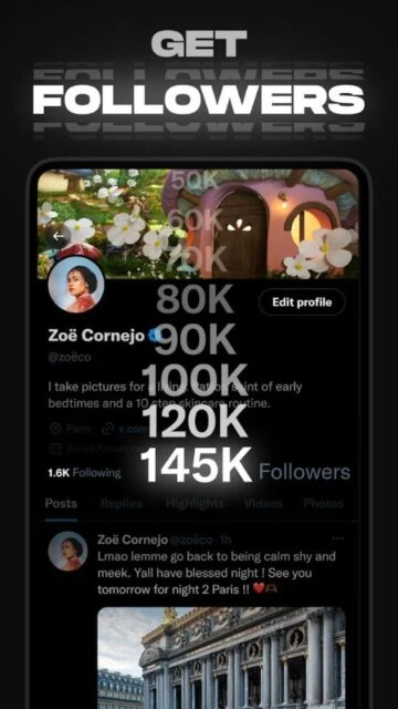 X profile for Zoë Cornejo. Follower count, bio, posts, location.