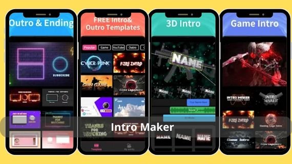Intro Maker – انترو ميكر واجهات التطبيق