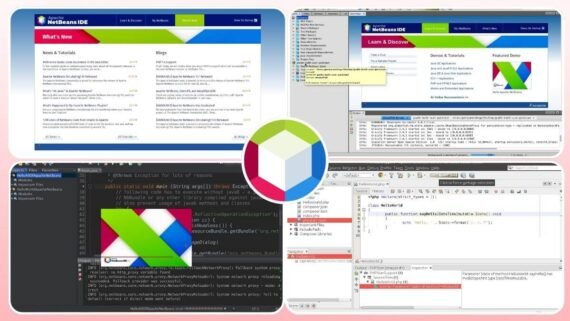 محرر مجاني وداعم لتطبيقات Java وPHP مع GUI Builder في برنامج NetBeans