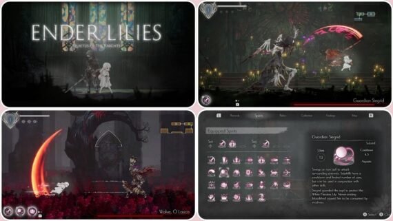 بيئات Ender Lilies الحزينة مع قصة غامضة واستكشاف مريح بدون ضغط أو عقاب قاسٍ