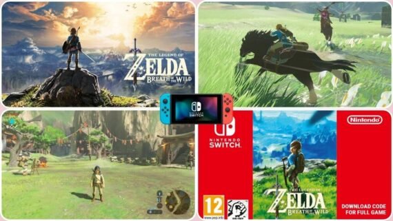 استكشاف عالم مفتوح طبيعي واسع في لعبة Breath of the Wild